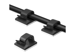 50 Clips Para Cables, Organizador Adhesivo Para Cables, Soporte Para Cables, Gestión De Cables Y Alambres Duradera Y Resistente.