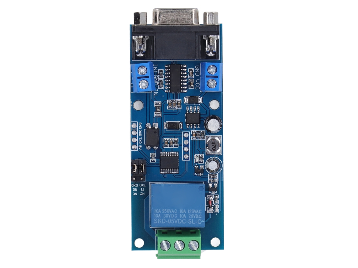 2026-módulo Relé De 1 Canal Interruptor Control Placa Rs232 Ttl Uart Dc7‑24v