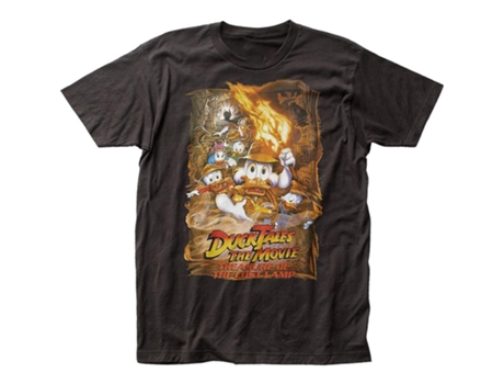 Camiseta ROCKINSTONE del póster de la película Treasure of the Lost Lamp DuckTales (XXL)