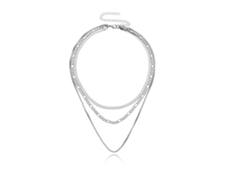 Collar Multicapa Ligero Para Mujer, Aleación Duradera, Estilo Elegante Para El Día A Día Y Fiestas Zw1579