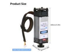 Módulo Láser De 10 W Y 450 Nm, Grabador De Precisión Ajustable Para Madera, Plástico, Cuero Y Máquinas Cnc.