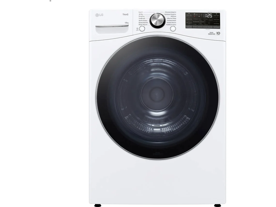 Secadora LG RH18U8AVCW (18 kg - Bomba de Calor - Blanco)