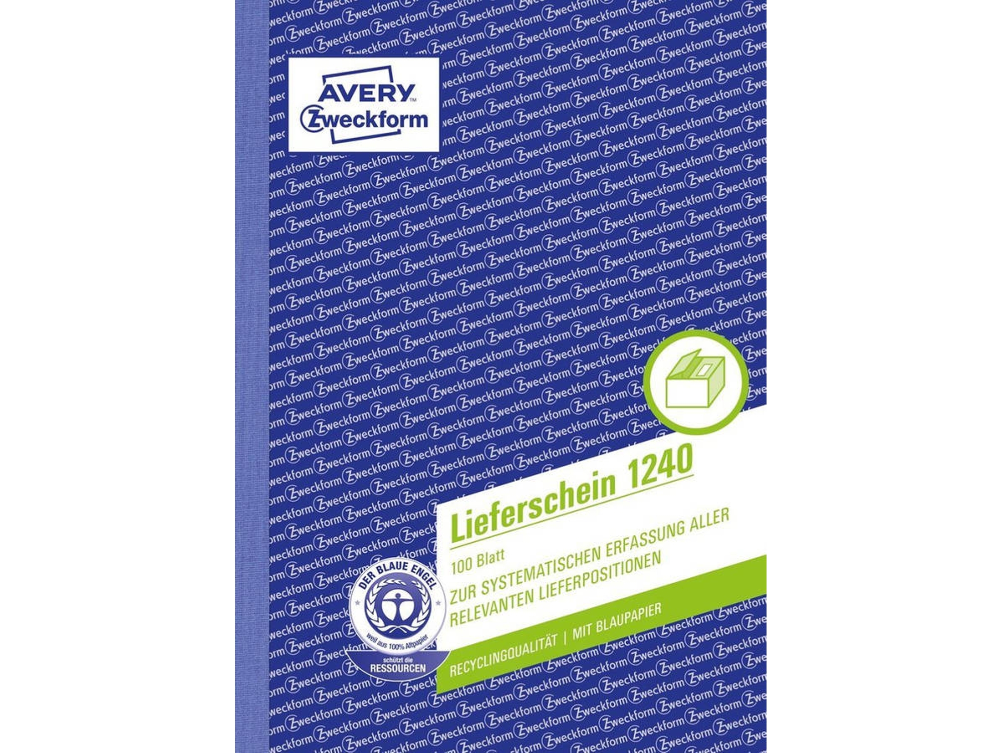 Cuaderno de Contabilidad AVERY 1240 (A5 - 100 Paginas - Blanco)
