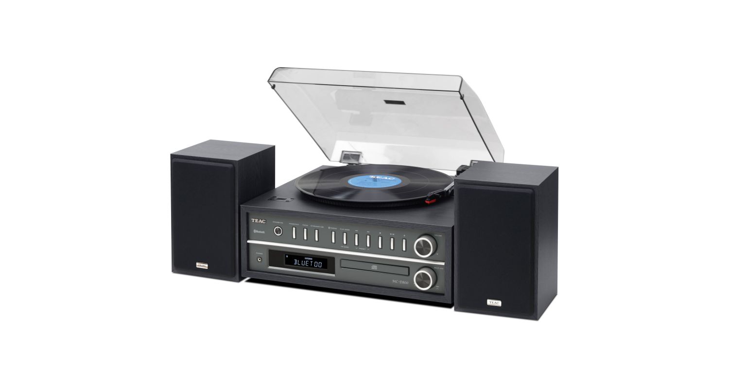 Tocadiscos TEAC MC-D800 Negro