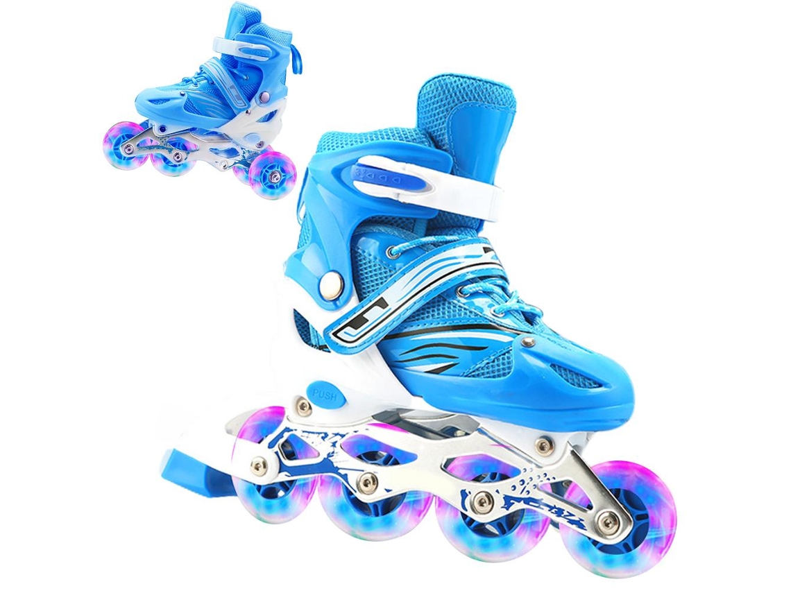 Patines Ajustables 2 En 1 Con Ruedas Luminosas, Patines En Línea Y Patines De Cuatro Ruedas
