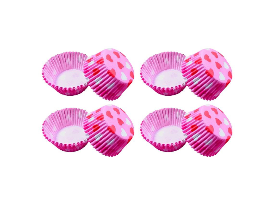 NEVEANCE Forros para Cupcakes - Vasitos para Magdalenas Antigrasa para Hornear