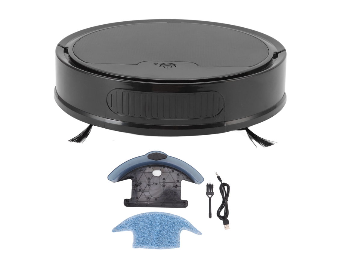 Aspiradora robot 3 en 1 con app, control remoto, succión de 2000 pa, carga USB, para el hogar