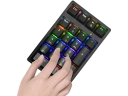 Mini Teclado Usb Con Cable De 21 Teclas Para Ordenadores De Sobremesa, Portátiles Y Juegos.
