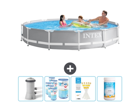 Piscina Tubular INTEX 26712GN-CB85 (6503 L - 366x76cm)