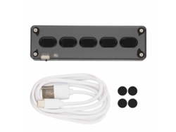 Teclado programable para juegos con 5 teclas principales.