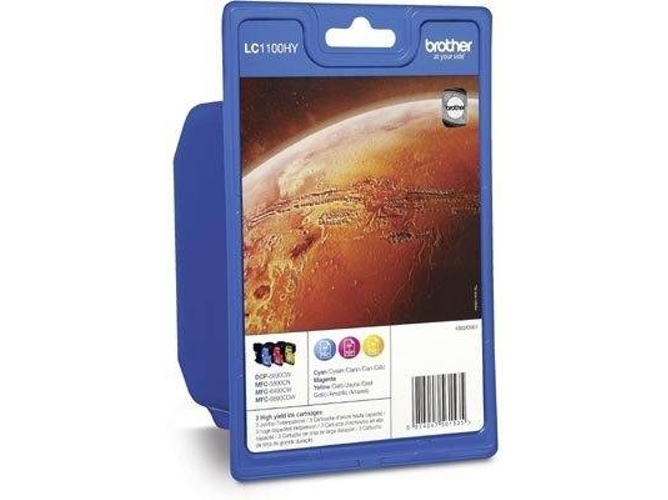 Cartucho de tinta BROTHER LC-1100HYRBWBPDR