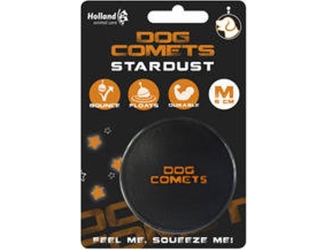 Bola para Perros DOG COMETS Stardust M Negro y Naranja