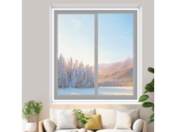 Kit De Aislamiento Para Ventanas Invierno, Kit Térmico Interior Lámina Aislante Contra El Frío Y Calor, Alt...