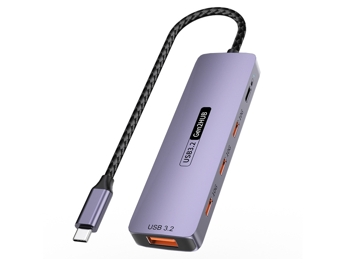Estación de acoplamiento USB C Yizhood Usb3.2 Gen2 de 10 GB para PC, portátil, Macbook Air/Pro, iPhone 15/15 Plus/15 Pro Max, Samsung S24 S23, color gris