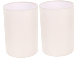 Juego De 2 Pantallas Redondas De Tela Para Lámparas De Mesa Y Lámparas Colgantes Decorativas.