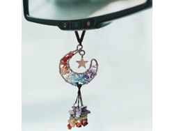 Adorno De Pared De Cristal Con 7 Piedras De Chakras, Estilo Bohemio Hippie Decorativo Para Dormitorio Y Sala De Estar.