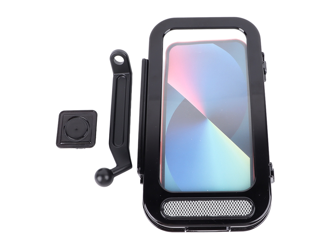 Jinwei-soporte Para Teléfono Moto Abs Aluminio Ajustable Impermeable Anti Shake Funda Para Manillar De Bicicleta Ciclismo Exterior