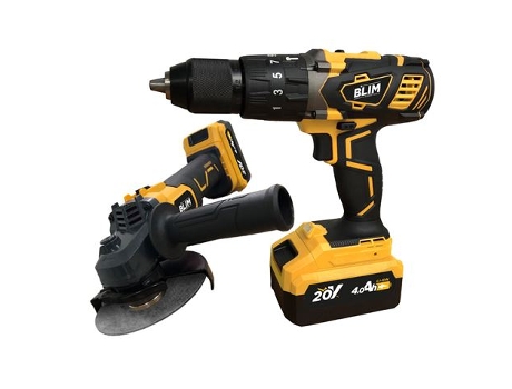 Batería Radial 20V 4Ah Diámetro Disco 115/125Mm Percutor Taladro BLIM