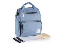 Mochila Cambiador Multifuncional Impermeable Con Gran Capacidad Y Bolsillos Isotérmicos - Azul