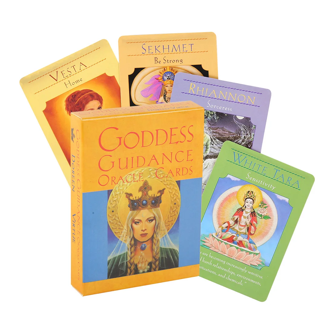 Cartas Del Tarot Del Oráculo De La Guía De La Diosa