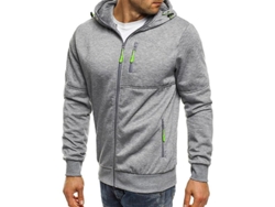 2026-chaqueta Con Capucha Para Hombre De Manga Larga Con Cremallera, Abrigo Exterior De Invierno Casual
