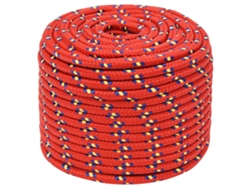 Cuerda para barcos de 14 mm y 25 m, polipropileno rojo HARLANV1