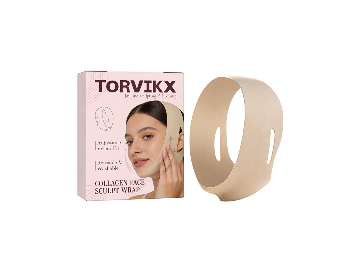 Parche facial transpirable y cómodo para el cuidado de la mandíbula.