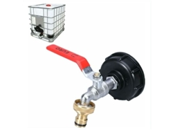 TRUYUETY Adaptador De Tanque Ibc De Alta Qualidade, Torneira De Rosca Grossa Durável Para Soluções Seguras De Transferência E Armazenamento De Água