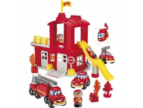 Pista ECOIFFIER Playset Fire Station Edad Mínima Recomendada: 1 año - 10 Unidades)