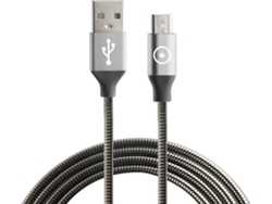 Cable MUVIT Flex (USB - USB-C - 1.2 m - Gris)
