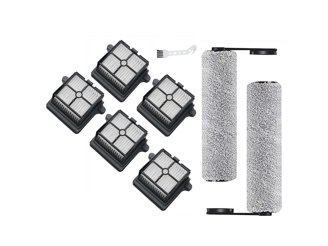 8pcs escova de rolo filtro hepa para máquina de lavar piso tineco 3.0