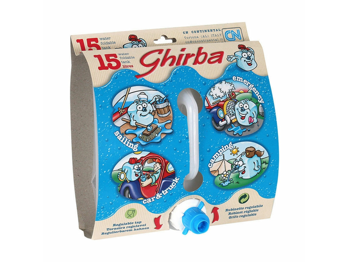 Bidón GHIRBA Plegable 15 L 25x25x25 cm