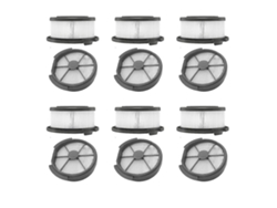6 juegos de filtros delanteros y traseros portátiles para Puppyoo T12 T12 Plus Pro