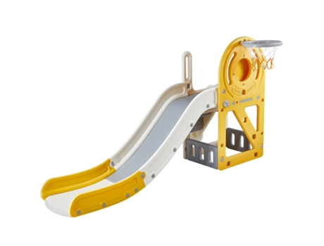VEVOR tobogán infantil, escalera retráctil, cestas y espacio de almacenamiento, tobogán infantil interior y exterior hasta 50 kg