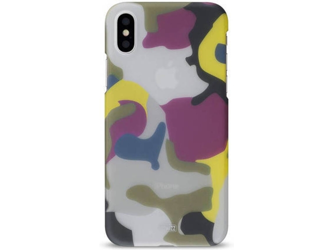 Carcasa iPhone X, XS ARTWIZZ Camouflage Multicolor