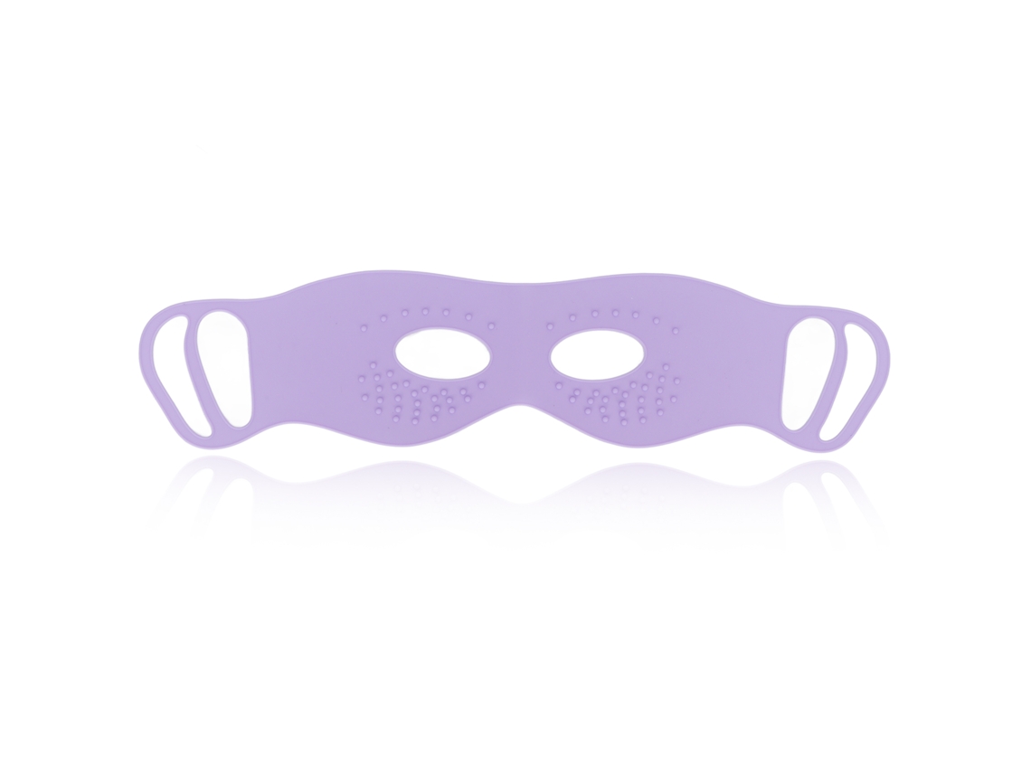 Parche Ocular Para Boca, Lavable, Correa De Silicona Morado