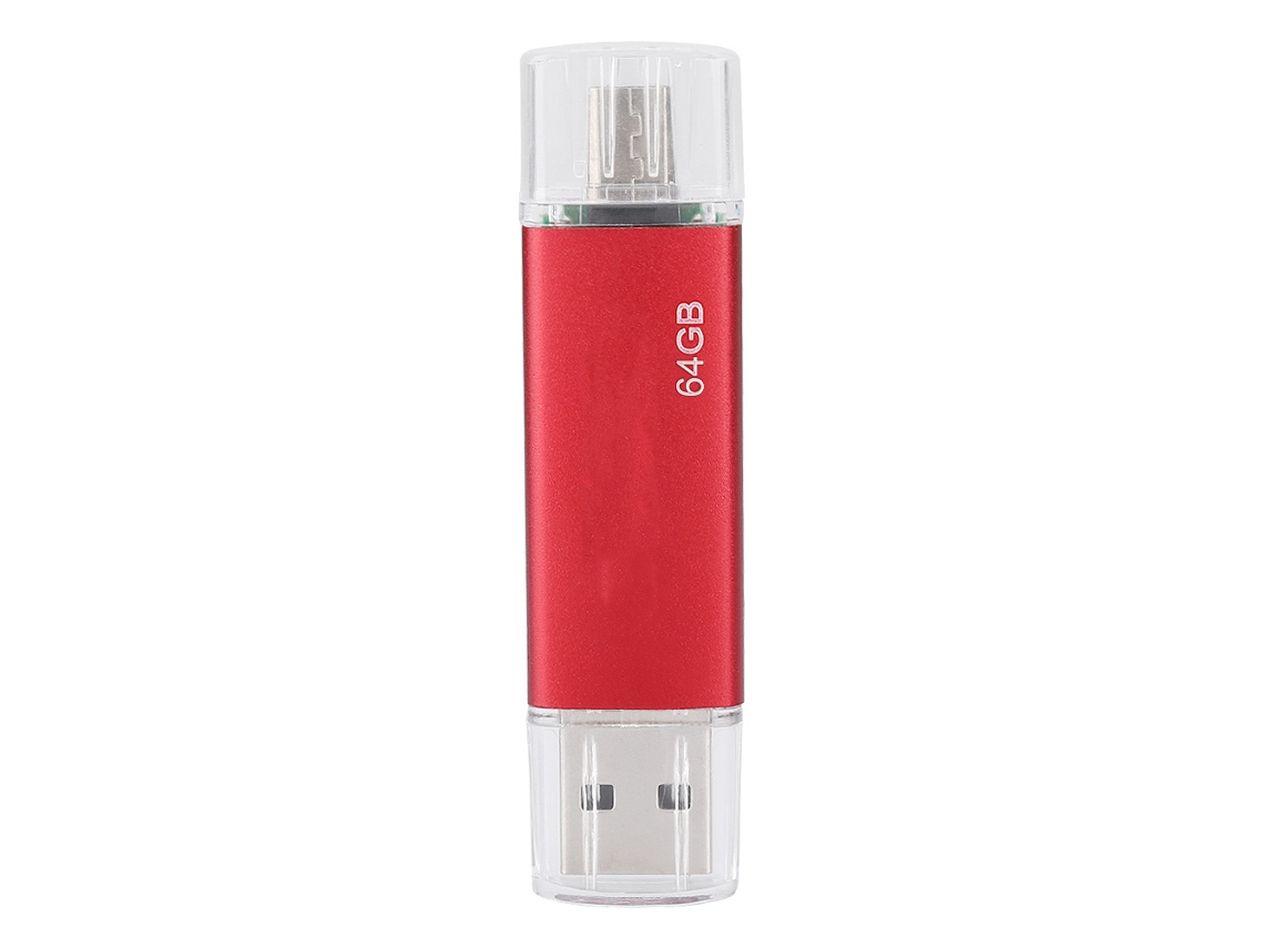 Memoria USB roja LAXISCREED de 64 GB