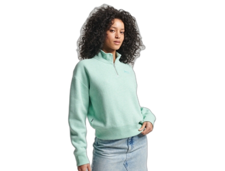 Sudadera SUPERDRY Algodón Mujer (44 - Verde)