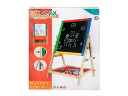 Pizarra CB TOYS Cabalete de Madera Woomax (Edad Mínima: 4 Años - 37.5 x 30.5 x 65 cm)