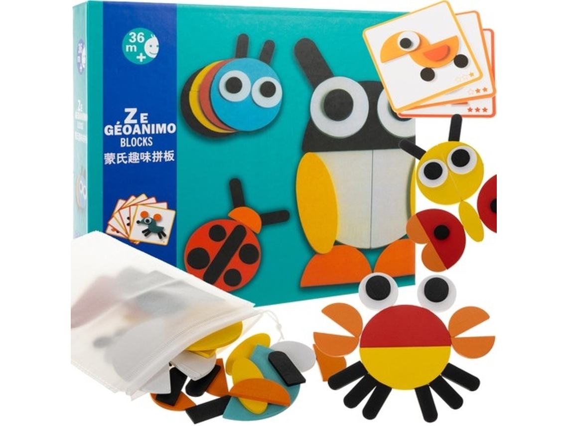 Wooden puzzle - KRUZZEL 22426 puzzle
