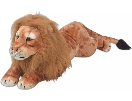 vidaXL León de peluche grande XXL marrón