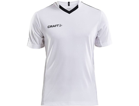 Camiseta de Hombre para Fútbol CRAFT Progress Contrast Blanco (L)