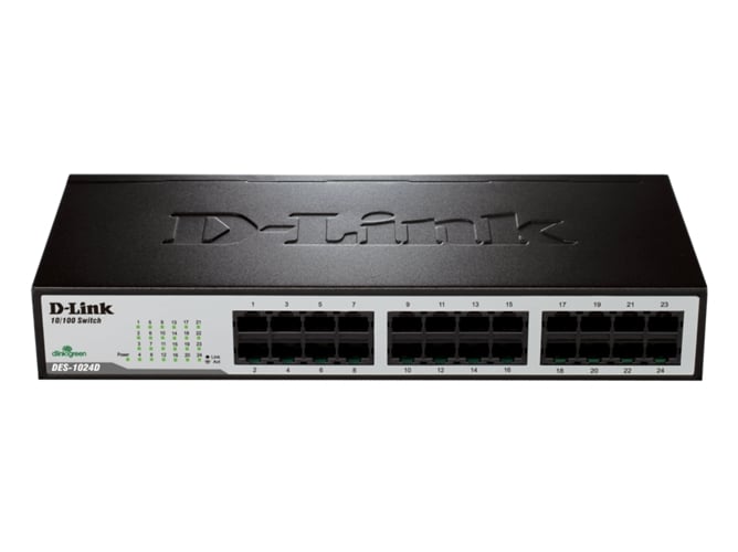 Switch D-LINK 24 Puertos 10/100 DES-1024D