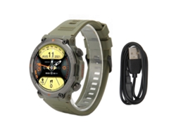 Reloj inteligente Bluetooth impermeable para hombre para responder llamadas, deportes y fitness, reloj inteligente para teléfono, verde Ly Ebike