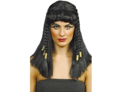 Peluca DISFRAZZES Cleopatra Con Ribetes Dorados (Talla: Talla Universal)