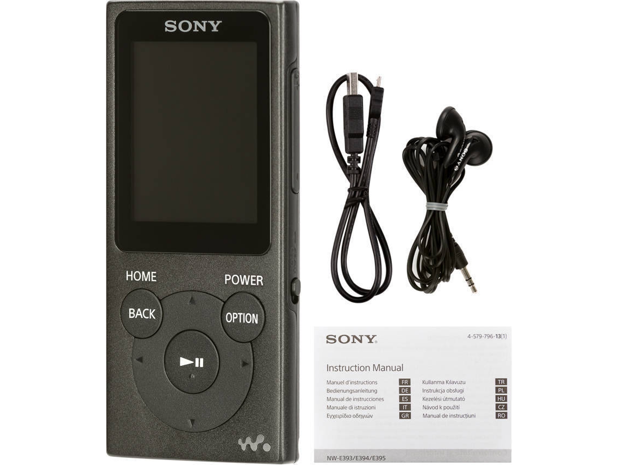 Reproductor MP4  Sony Walkman NW-E394B, 8GB, Negro