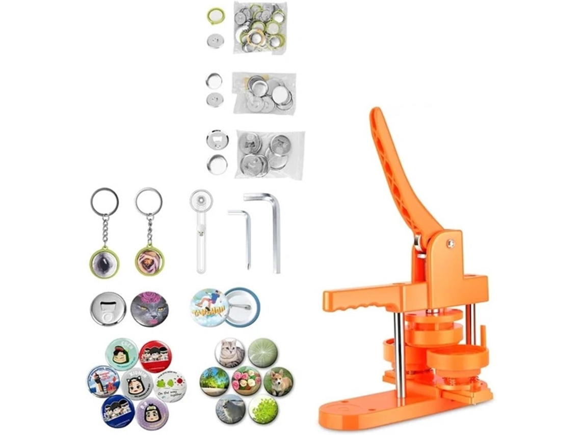 Fabricante De Insignias De Plástico, 32 + 58 Mm, 200 Piezas, Con 10