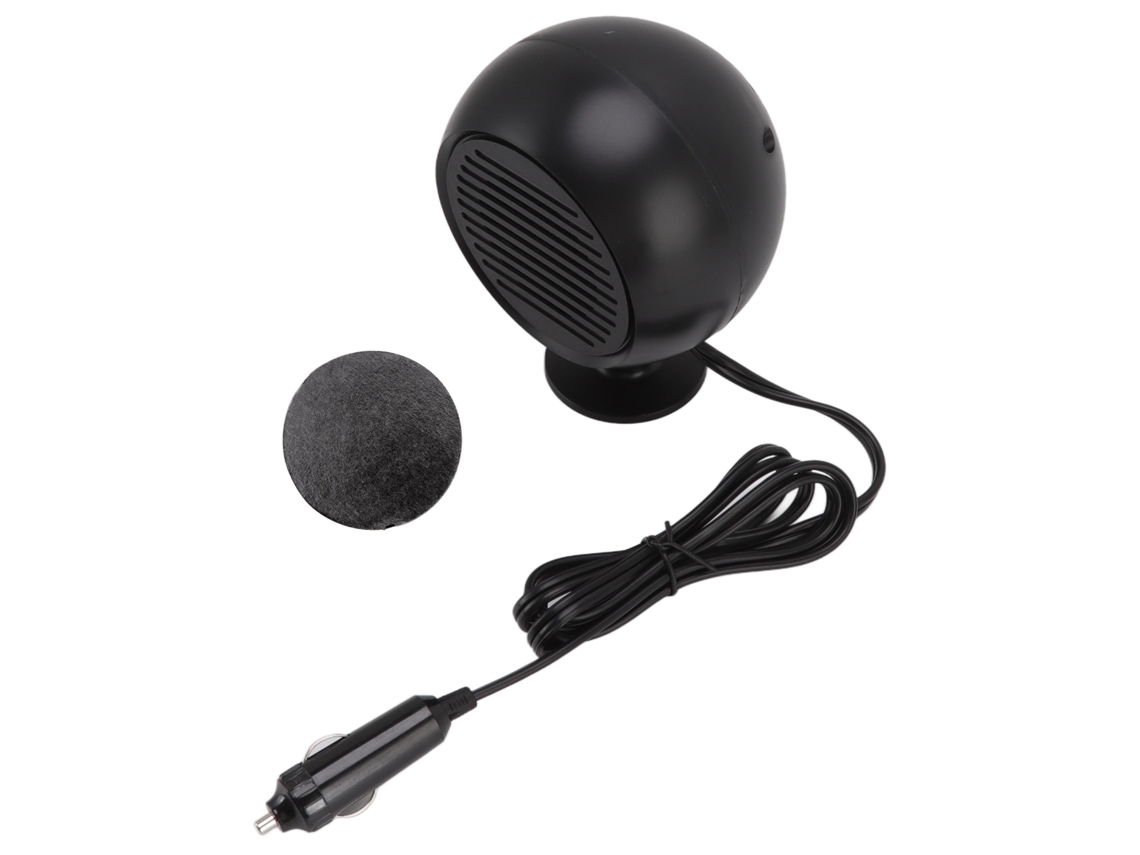 MEOIRUERY Calentador de Espacio para Coche Alta Potencia Rotación Multiangulo Negro Desempañador para Conducir