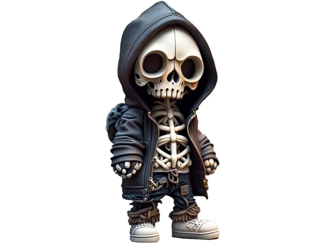 Adorno De Cabeza De Calavera, Estatua Decorativa Para El Hogar, Decoración De Halloween, Regalo Gótico De Colección