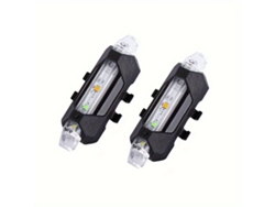 Luz trasera LED para bicicleta recargable por USB con 4 modos de parpadeo. Slowmoose